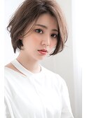 スタイリッシュ丸みショート　