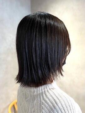 エンクス(enx) 着物ヘア/大人ガーリー/ダークアッシュ/似合わせカット/鶴ヶ峰