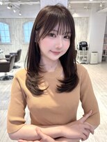 リコバイアフロート(riko by afloat)&nbsp;顔まわりカット/レイヤーカット/透明感/グレージュ