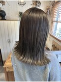 30代、40代/ハイライト/グレージュカラー