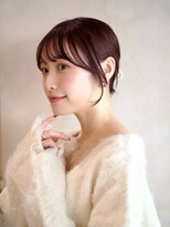 ガーデンヨコハマ(GARDEN YOKOHAMA) バーガンディ 前髪カット 顔周り 似合わせカット ワインレッド