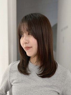 マッシュ 天王寺あべの(MASHU) 透明感オリーブベージュ×フェイスレイヤー【天王寺/あべの】