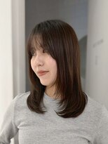 マッシュ 天王寺あべの(MASHU) 透明感オリーブベージュ×フェイスレイヤー【天王寺/あべの】