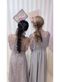 お呼ばれヘアセット