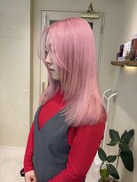 シアアルン 新小岩店(SHEER alun)&nbsp;レイヤーカット/ピンクカラー