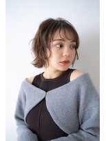 モッズ ヘア 日吉店(mod's hair)&nbsp;抜け感たっぷりウェーブボブ