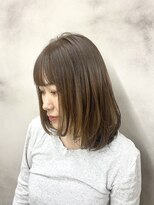 エルフレームバイワンラヴェスト(L'FLAME by one Lovest)&nbsp;ミディアムレイヤー/グレージュカラー/長野駅前L'FLAME