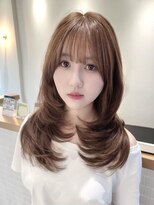 ジーナ 福岡天神(Zina)&nbsp;髪質改善＊大人ガーリーミルクティーブロンド＊美髪【Zina天神】