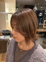 サラ ビューティ サイト 春日(SARA Beauty sight)&nbsp;ぱつっとボブ/流れる顔まわり/大人かわいい