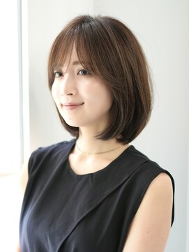 インセプション 銀座(INCEPTION) 前下がりショート・ボブ/絶壁解消/前髪あり/40代/30代/外ハネ