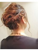 【￥3000】仙台ヘアアレンジ 編み込み パーティーヘアセット
