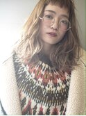 グレーベージュ 前髪パーマ 無造作重軽ウェーブ 下総中山