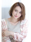 【lagoon 田辺佳菜】小顔フェミニンボブ×ブランジュカラー