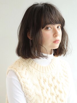 アンドレイ 表参道(andrey) 【ANDREY 宮村】スリークボブグレージュデザインカラー