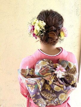 キャパジャストヘアー(CAPA just hair) 和装アレンジ_アップ