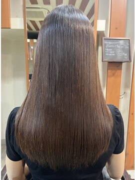 ヘア ソムリエ ゼアラ(hair sommelier Zara) 【髪質改善】ふんわり縮毛矯正/30代/剛毛・癖毛が悩み