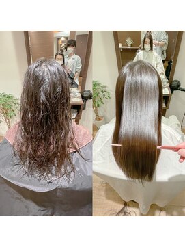 トレワ(trewa) 【札幌大通美容室trewa】うる艶縮毛矯正