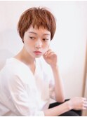 前髪長め大人小顔ショート30代40代50代　藤沢