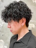 メンズマッシュパーマ波巻きツイストスパイラルパーマ札幌大通