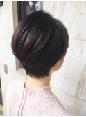くびレイヤーエモージュグレージュクール透明感白髪染白髪ぼかし