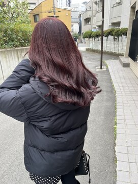 アイ 代々木公園(aye) レッドカラー韓国巻き