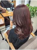 秋カラー イルミナカラー 艶髪ロング