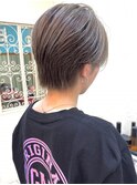 ツーブロック ショート ハイライト