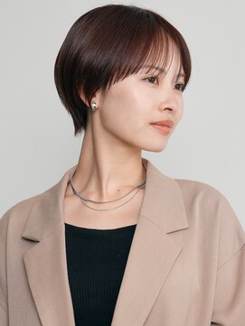 ソワネ 表参道(soigne) 表参道大人ショートボブ顔周りレイヤーカットくびれショート30代