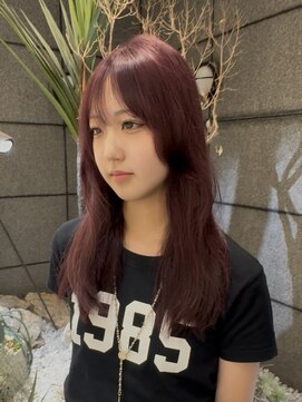 ゼスト フィーノ(ZEST fino) ボルドーカラー/レッドカラー/赤髪/ブリーチなしダブルカラー