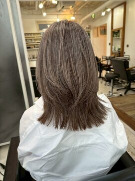 ハーツ(Heart's) 白髪ぼかしハイライト×ミディアムれ