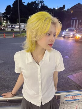 ハイパー(HYPER) White beige × Yellow