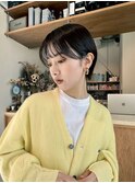 ハンサムショート/髪質改善/縮毛矯正/酸性ストレート/韓国ヘア