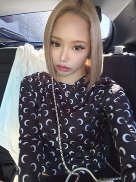 リングバイモアムー(Ring by Moremuu) 【青木 淳】ミルクティーグレージュ