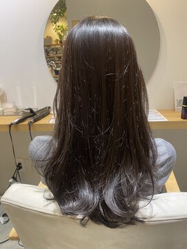 パラゴ(PARAGO.) ロングレイヤー×艶感アメジストカラー