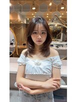 ハローバイシー 仙台(Hello by Sea)&nbsp;レイヤー×艶ブラウンで作る韓国トレンドヘア