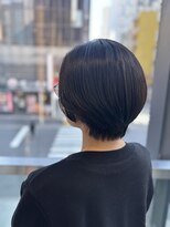 エアー 銀座タワー(AIR) 大人ショートボブ 簡単スタイリング 丸みショート