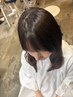 前髪縮毛+前髪カット+ハホニコトリートメント