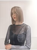 【名古屋/栄】ボブカット/ブリーチ/ホワイトブロンド