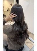 ショコラグレージュ&レイヤーカット《福岡透明感カラー》