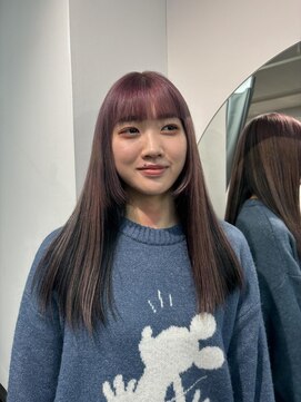 ピンクカラー/ピンクパープルカラー/カシスレッド/ハイトーン