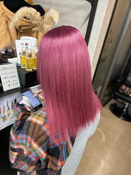 トリコ(ToricO) チェリーレッド　ワインレッド　ダブルカラー　ブリーチカラー