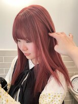 テトラ バイ ネオリーブ 横浜西口店(tetra by neolive)&nbsp;レッドカラーブリーチハイトーン髪質改善横浜駅N 