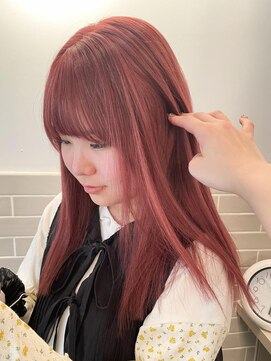 テトラ バイ ネオリーブ 横浜西口店(tetra by neolive) レッドカラーブリーチハイトーン髪質改善横浜駅N