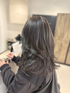 幻(maboroshi) 白髪染めハイライトバレイアージュ