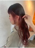 レイヤースタイル　透明感カラー　髪質改善　艶髪　ストレート