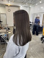 ヘアーワークスヴィクサス 諫早店(HAIR WORKS VIXUS)&nbsp;透け感オリーブハイライト