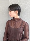 ハンサムショート/丸みショートボブ/20代30代40代50代/顔周り