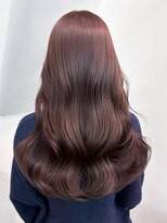 シオン(shion) 顔周りレイヤーロング韓国ヘアピンクベージュ_ba587671