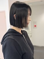 アール 横浜(R)&nbsp;【MOMO】タッセルボブ/ダークグレージュ髪質改善