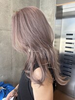 ルーフ 町田店(LUFE)&nbsp;ミルクティーグレージュ×ミディアムレイヤー